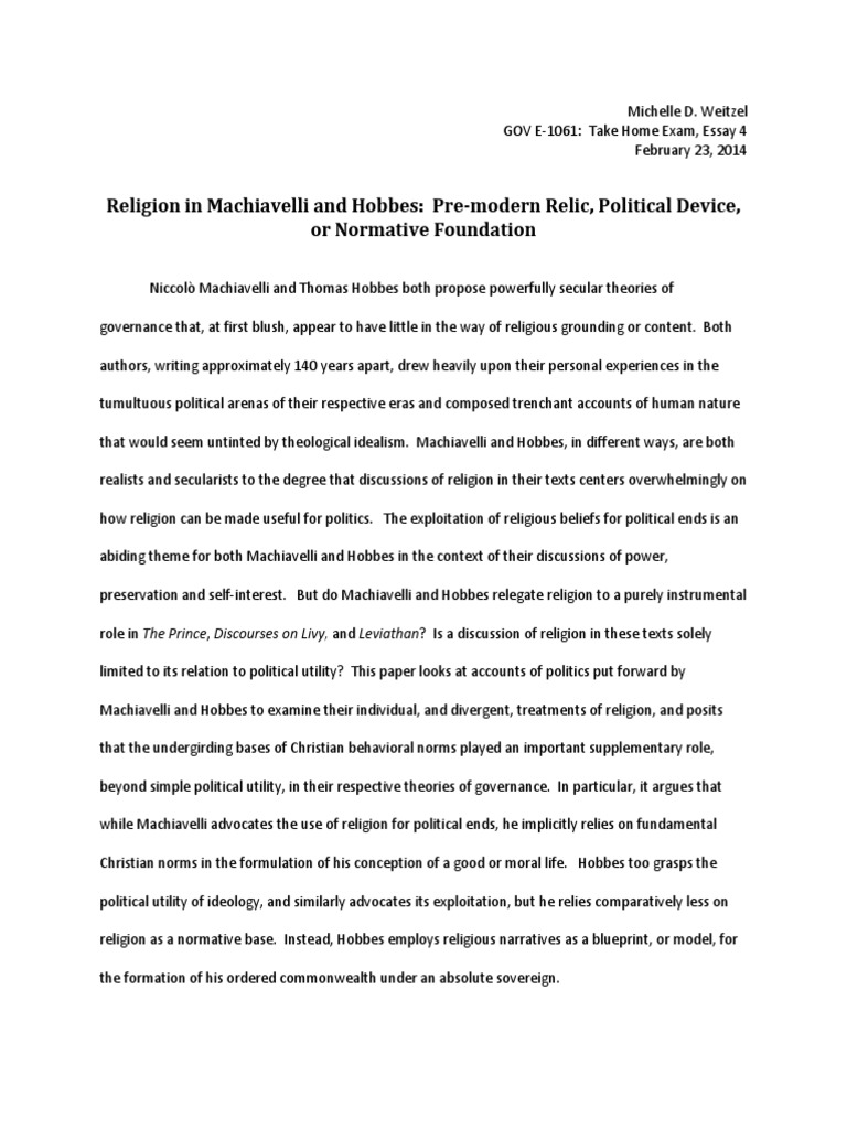 niccolo machiavelli accomplishments Machiavellian poltician essay